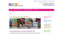 Desktop Screenshot of kento.com.my