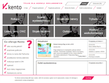Tablet Screenshot of kento.pl