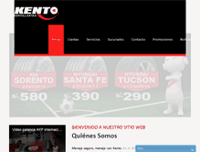 Tablet Screenshot of kento.com.pe